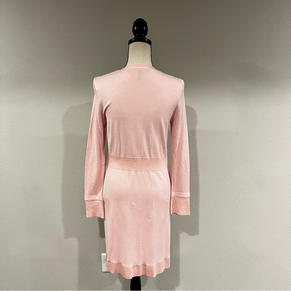 WHBM long sleeve pale pink open long cardigan/ duster - Picture 3 of 12